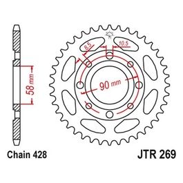 Jt Sprokets Corona 269 Z46