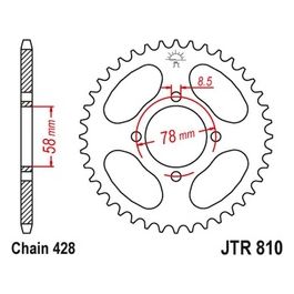 Jt Sprokets Corona 810 Z43