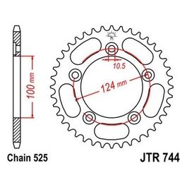 Jt Sprokets Corona Ducati 749 S 04-06 38 denti