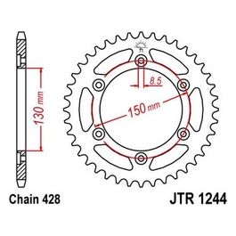 Jt Sprokets Corona Hnda CBR 250 54 denti