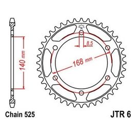 Jt Sprokets Corona Jt 6 Z41 