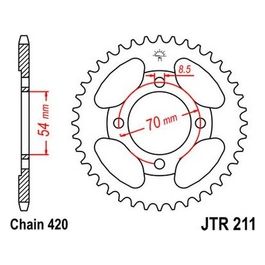 Jt Sprokets Corona Jt 211 Z36 