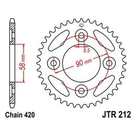 Jt Sprokets Corona Jt 212 Z34 