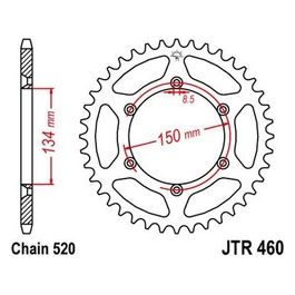 Jt Sprokets Corona Jt 460 Z43 