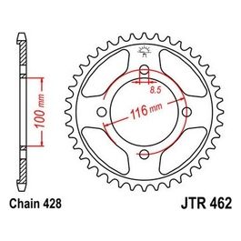 Jt Sprokets Corona Jt 462 Z49 