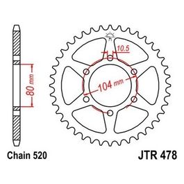 Jt Sprokets Corona Jt 478 Z42 