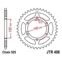 Jt Sprokets Corona Jt 498 Z40 