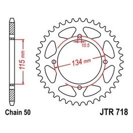 Jt Sprokets Corona Jt 718 Z48 