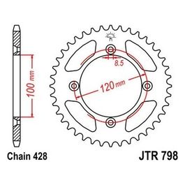 Jt Sprokets Corona Jt 798 Z44 