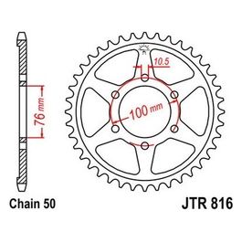 Jt Sprokets Corona Jt 816 Z42 