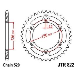 Jt Sprokets Corona Jt 822 Z42 