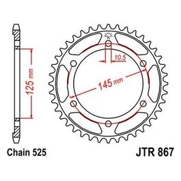 Jt Sprokets Corona Jt 867 Z42 