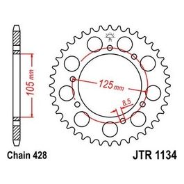 Jt Sprokets Corona Jt 1134 Z48 