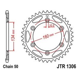 Jt Sprokets Corona Jt 1306 Z43 