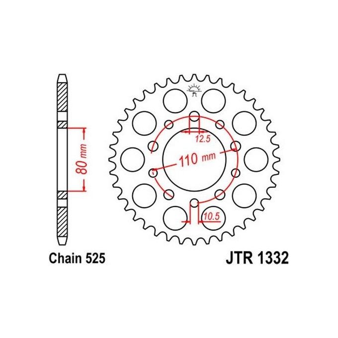 Jt Sprokets Corona Jt 1332 Z45