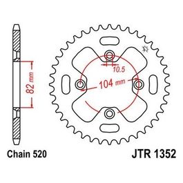 Jt Sprokets Corona Jt 1352 Z40 