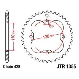 Jt Sprokets Corona Jt 1355 Z50 