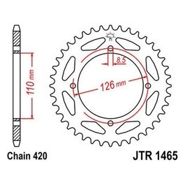 Jt Sprokets Corona Jt 1465 Z46 