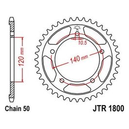 Jt Sprokets Corona Jt 1800 Z46 