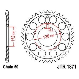 Jt Sprokets Corona Jt 1871 Z48 