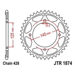 Jt Sprokets Corona Jt 1874 Z56 