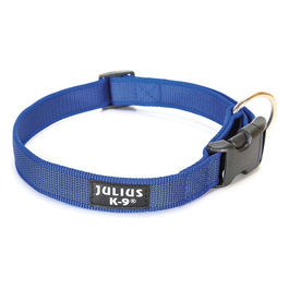 Collare per cani Color e Gray L - 2,5 cm|Circonferenza 39-65 cm Blu