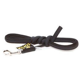 Guinzaglio per cani senza maniglia Color e Gray Super-Grip S - 1,4 cm|Lunghezza 300 cm Nero