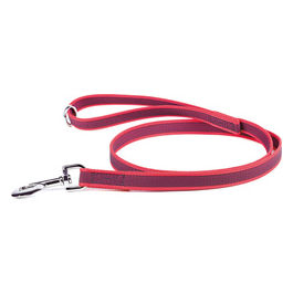 Guinzaglio per cani con maniglia Color e Gray Super-Grip 2 x 200 cm L - 2 cm|Lunghezza 200 cm Rosso