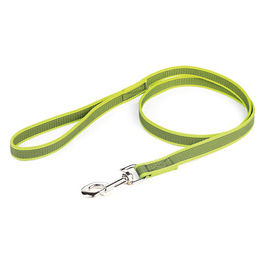 Guinzaglio per cani con maniglia Color e Gray Super-Grip 1,42 x 120 cm M - 2 cm|Lunghezza 120 cm Giallo Fluo