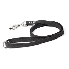 Guinzaglio con maniglia e anello O Color e Gray Super-Grip S - 1,4 cm|Lunghezza 120 cm Nero