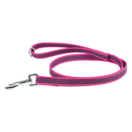 Guinzaglio con maniglia e anello O Color e Gray Super-Grip M - 2 cm|Lunghezza 120 cm Rosa