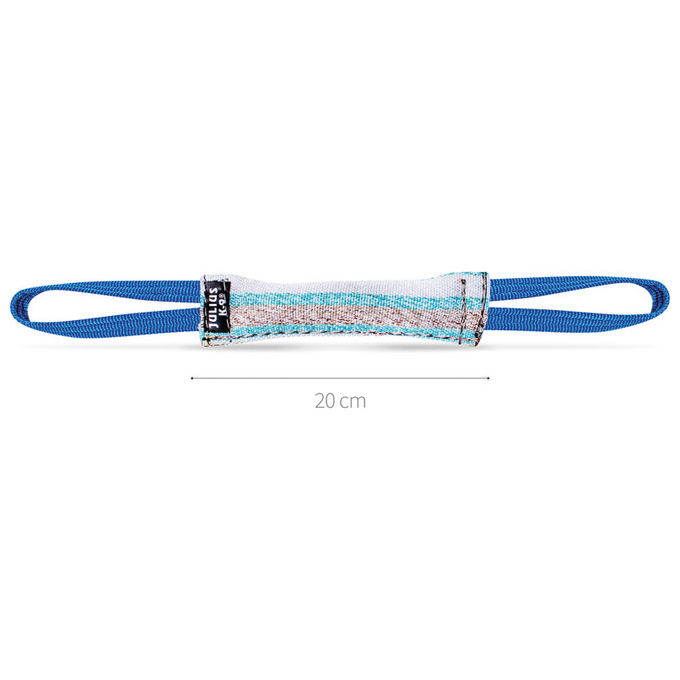 Julius-K9 Manicotto da stuzzico con due maniglie cotone 20 x 5,5 cm Colori Assortiti