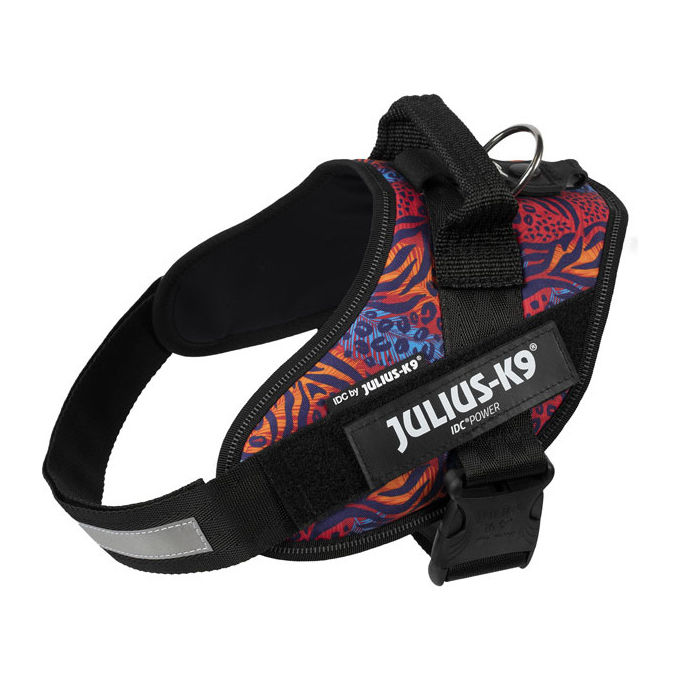 Julius-K9 Pettorina per cani IDC Powerharness Tg. 0 M - Tg. 0 (Circonferenza 58-76 cm Peso 14-25 Kg) Wild Lady