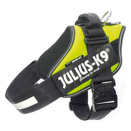 Pettorina per cani IDC Powerharness Tg. 1 L - Tg. 1 (Circonferenza 63-85 cm Peso 23-30 Kg) Giallo Fluo
