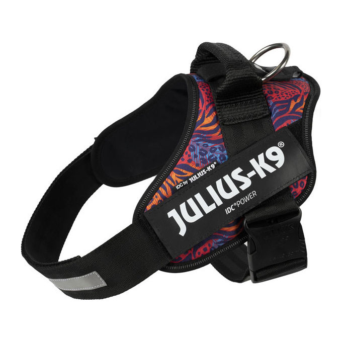 Julius-K9 Pettorina per cani IDC Powerharness Tg. 1 L - Tg. 1 (Circonferenza 63-85 cm Peso 23-30 Kg) Wild Lady