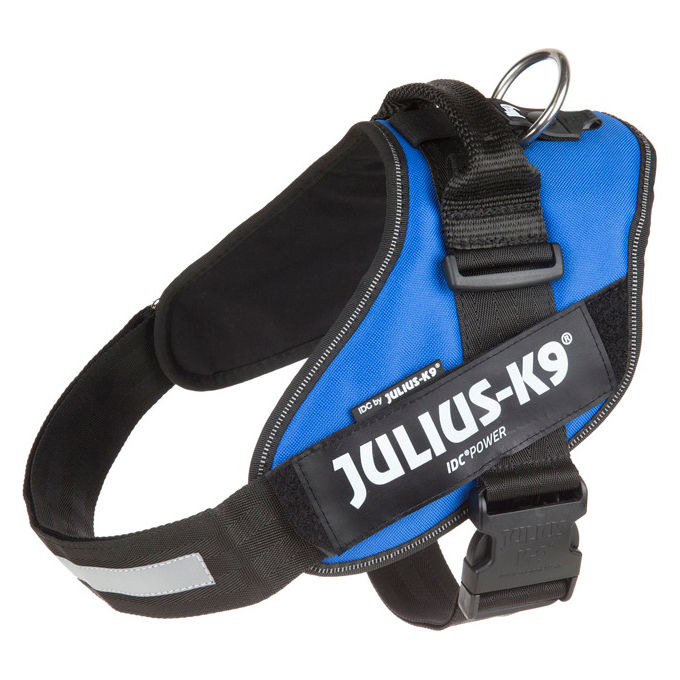 Julius-K9 Pettorina per cani IDC Powerharness Tg. 2 XL - Tg. 2 (Circonferenza 71-96 cm Peso 28-40 Kg) Blu