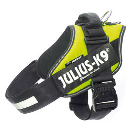 Pettorina per cani IDC Powerharness Tg. 2 XL - Tg. 2 (Circonferenza 71-96 cm Peso 28-40 Kg) Giallo Fluo