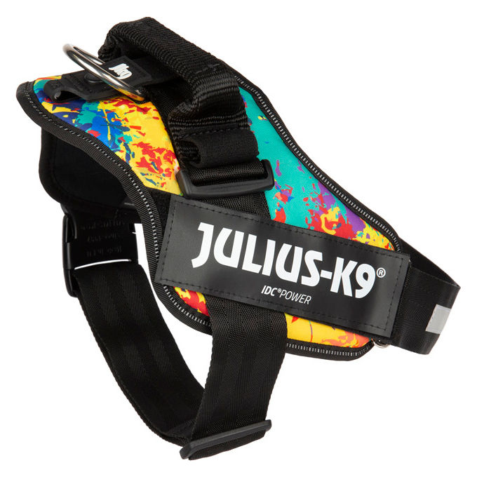 Julius-K9 Pettorina per cani IDC Powerharness Tg. 2 XL - Tg. 2 (Circonferenza 71-96 cm Peso 28-40 Kg) Crazy