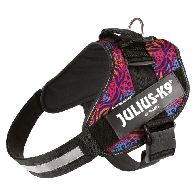 Julius-K9 Pettorina per cani IDC Powerharness Tg. 2 XL - Tg. 2 (Circonferenza 71-96 cm Peso 28-40 Kg) Wild Lady