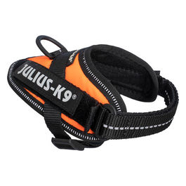 Pettorina per cani IDC Powerharness Tg. Baby 1 3XS - Tg. Baby 1 (Circonferenza 29-36 cm Peso 0,8-3 Kg) Arancio Fluo