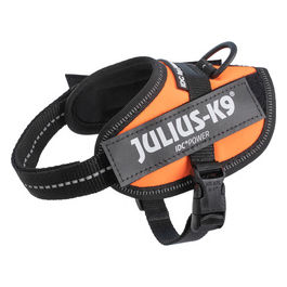 Pettorina per cani IDC Powerharness Tg. Baby 2 2XS - Tg. Baby 2 (Circonferenza 33-45 cm Peso 2-5 Kg) Arancio Fluo