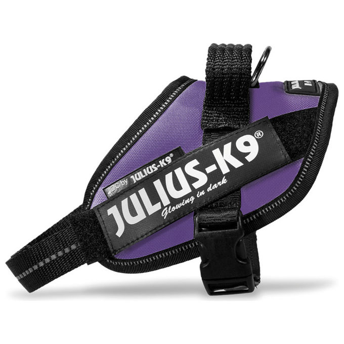 Julius-K9 Pettorina per cani IDC Powerharness Tg. Mini S - Tg. Mini (Circonferenza 49-67 cm Peso 7-15 Kg) Viola