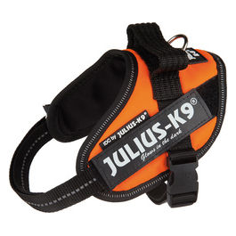 Pettorina per cani IDC Powerharness Tg. Mini-Mini XS - Tg. Mini Mini (Circonferenza 40-53 cm Peso 4-7 Kg) Arancio Fluo