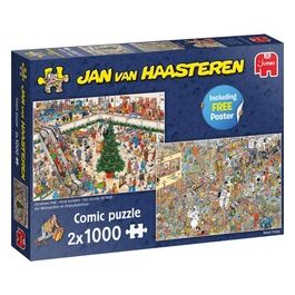 Jan van Haasteren Holiday Shopping 2x1000 Pezzi Puzzle