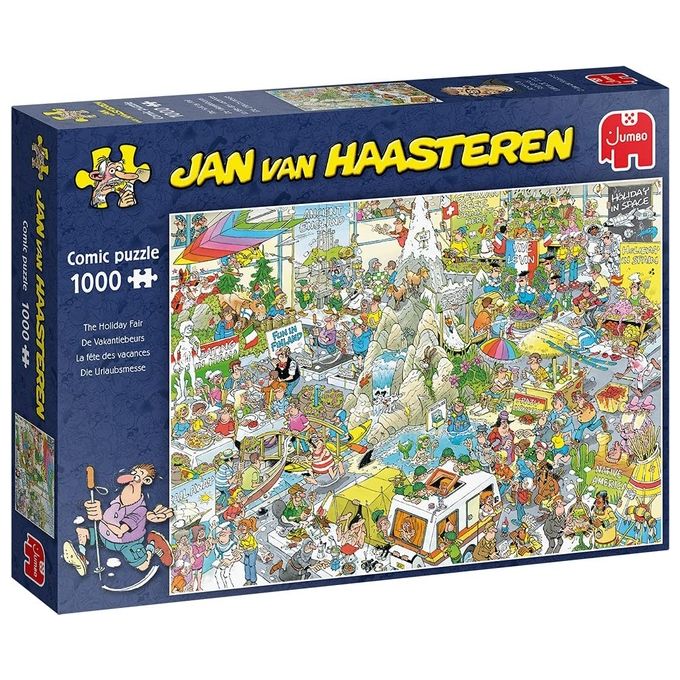 Image of Jumbo Jan van Haasteren The Holiday Fair 1000 Pezzi Puzzle