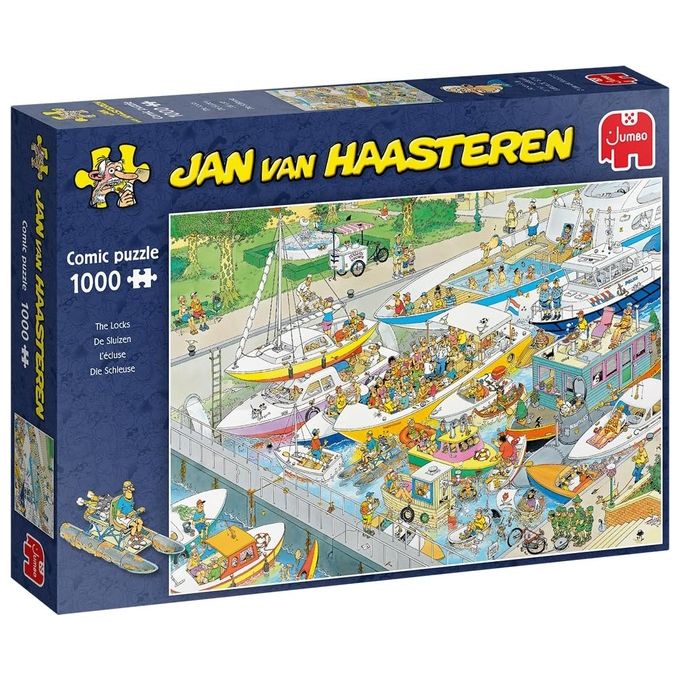 Image of Jumbo Jan van Haasteren Villaggio Mostra 1000 Pezzi Puzzle