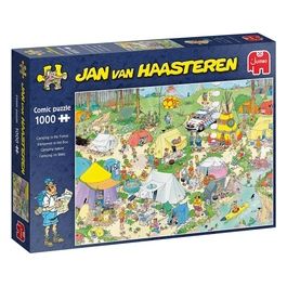 Jumbo Jan van Haasteren Camping in The Forest 1000 Pezzi Puzzle