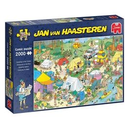 Jumbo Jan van Haasteren Camping in The Forest 2000 Pezzi Puzzle