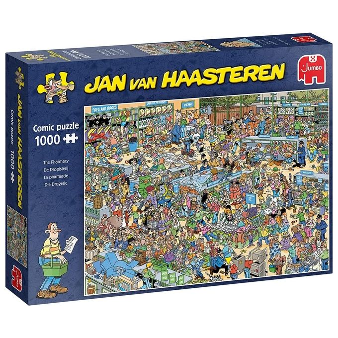 Image of Jumbo Jan Van Haasteren The Pharmacy 1000 Pezzi Puzzle
