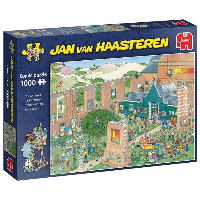 Image of Jumbo Jan van Haasteren The Art Market 1000 Pezzi Puzzle